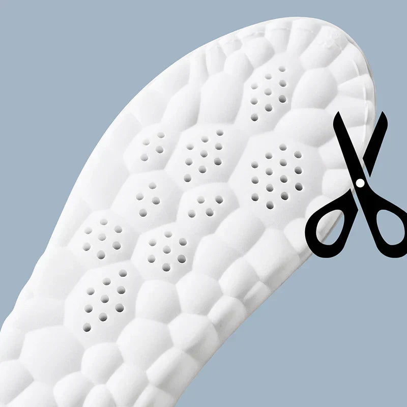 Orthopedic high-elastic sport insoles providing superior arch support & foot comfort