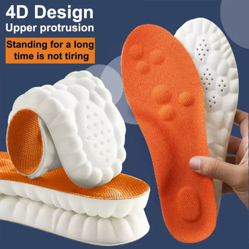 Flexible sport insoles, offering custom comfort and support, perfect for various athletic activities.