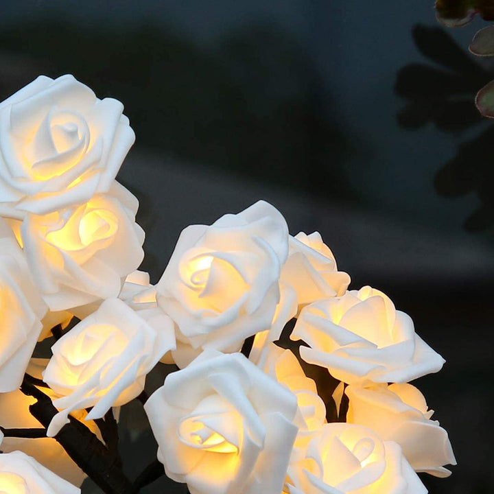 Unisex USB Powered Rose Lamp, versatile home decor, gentle glow, ideal for any room