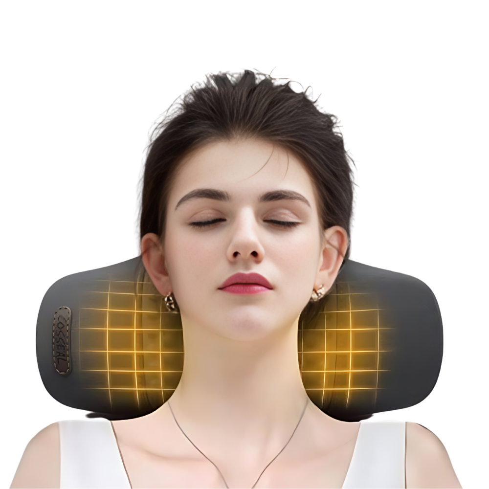 Innovative Unisex Neck & Shoulder Massager for effective pain relief. Therapeutic device reduces stress & muscle tension.