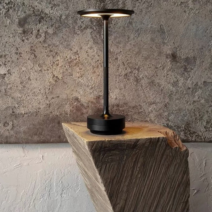 Unisex Japanese style LED mood lamp; modern minimalist design with ambient light; home decor table lamp.
