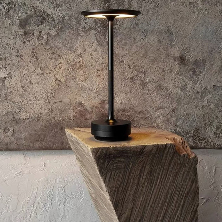 Unisex Japanese LED mood lamp; modern lighting solution with touch control and rechargeable battery.