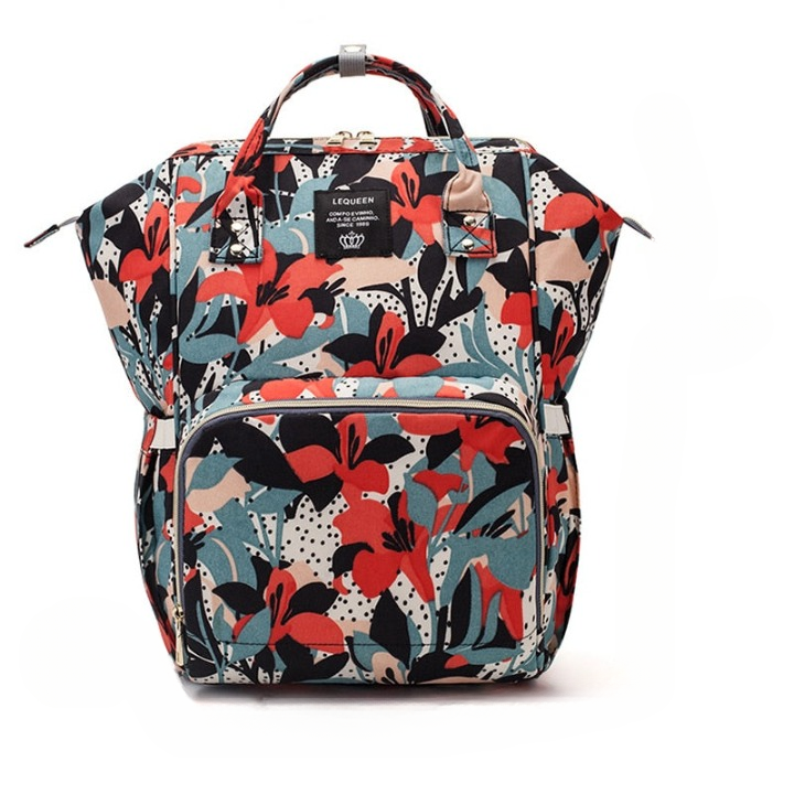 High-quality waterproof multi-pocket diaper backpack. Large capacity design, great for baby travel and parenting needs.