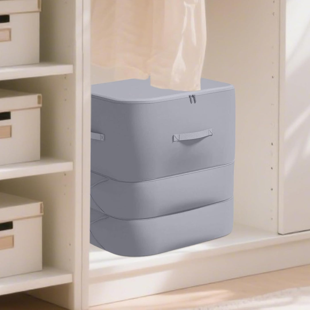 Unisex Large Self-Compressing Comforter Storage Bag