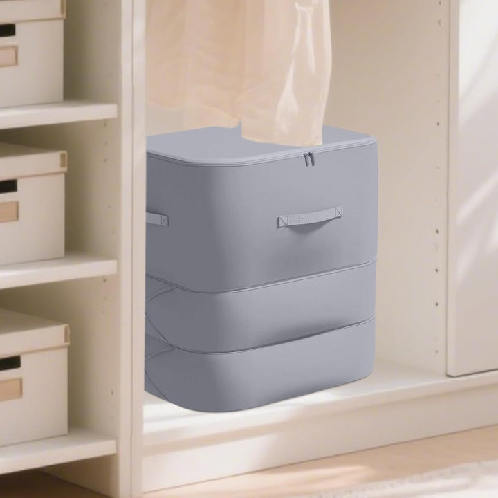Unisex Large Self-Compressing Comforter Storage Bag