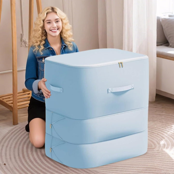 Unisex Large Self-Compressing Comforter Storage Bag
