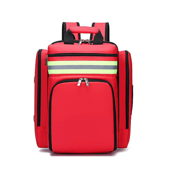 Durable RescueReady survival backpack with ample space for emergency medical supplies & outdoor gear.