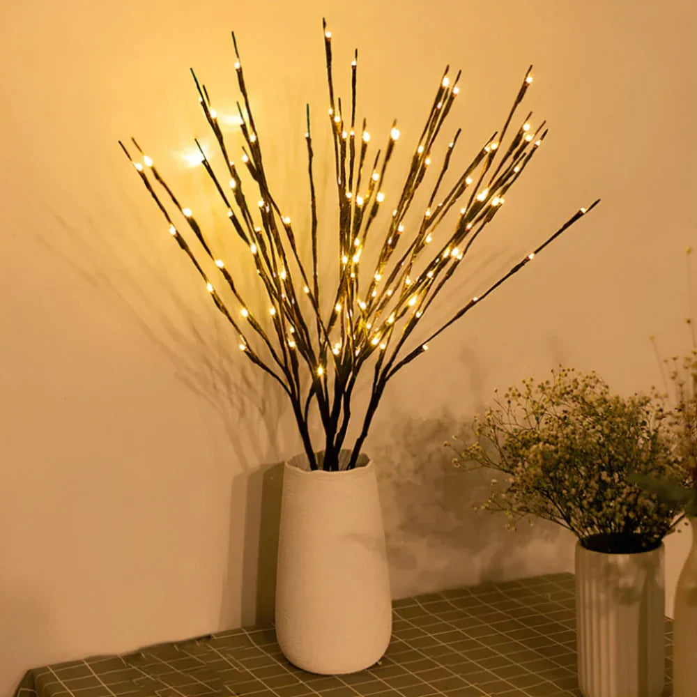 Unisex LED illuminated branches, perfect for decorative home lighting and ambient floral decor