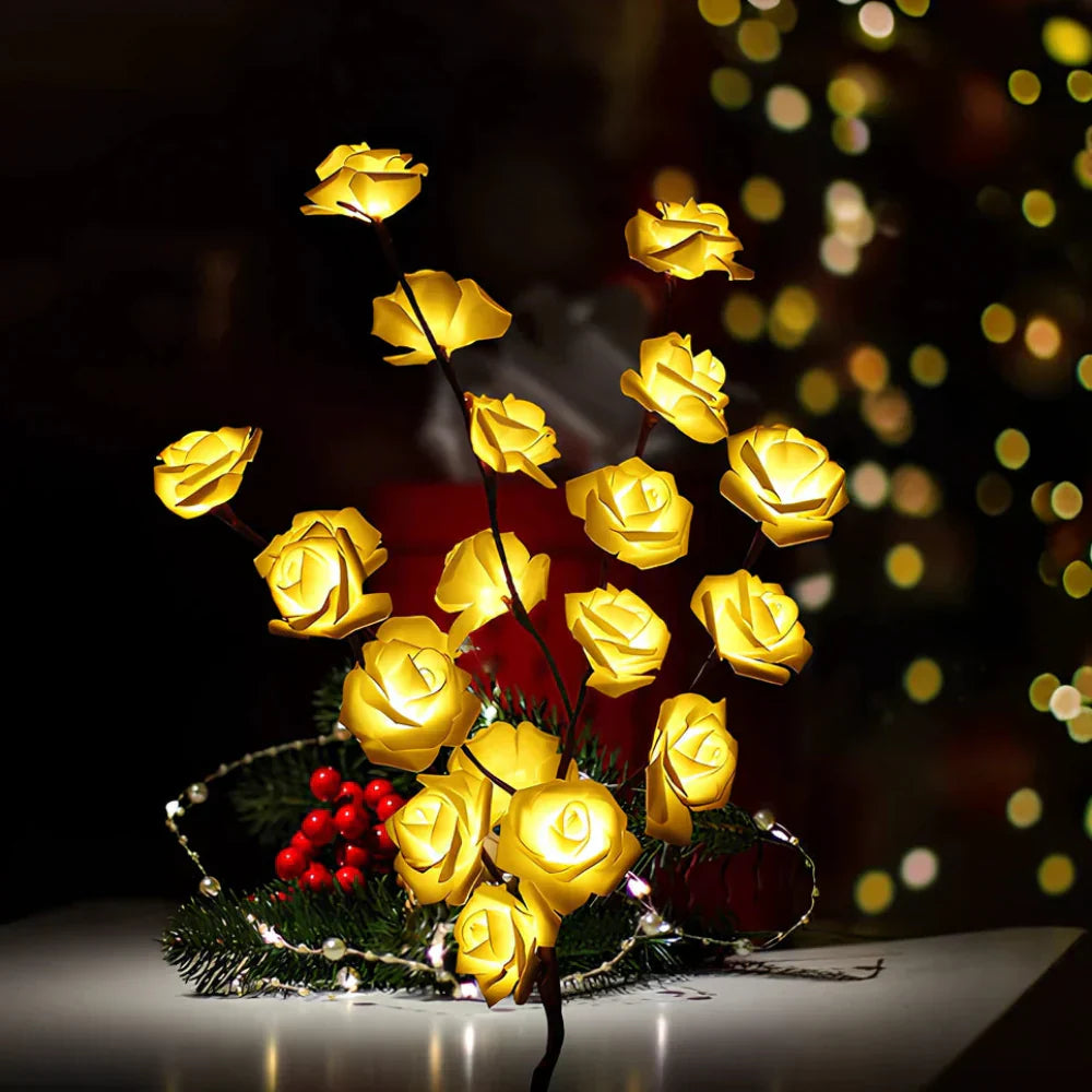 Flexible LED lit branches, providing an easy way to update your home or event decor