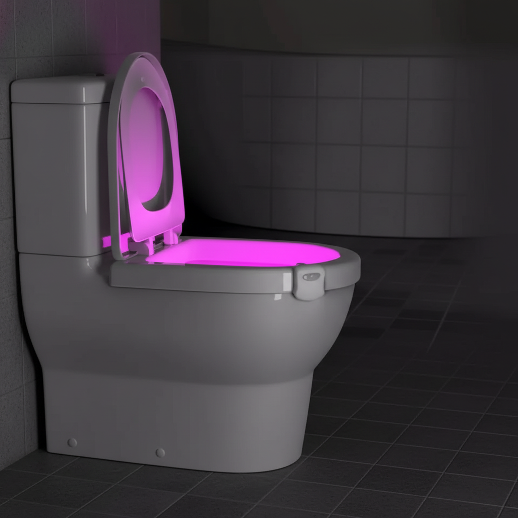Unisex LED Toilette Nachtlicht BowlBeam, motion-activated, for a lit bathroom experience
