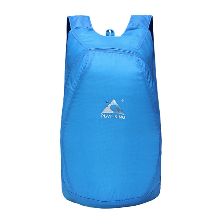 Versatile unisex 20L travel backpack, foldable & water-resistant for any trip.