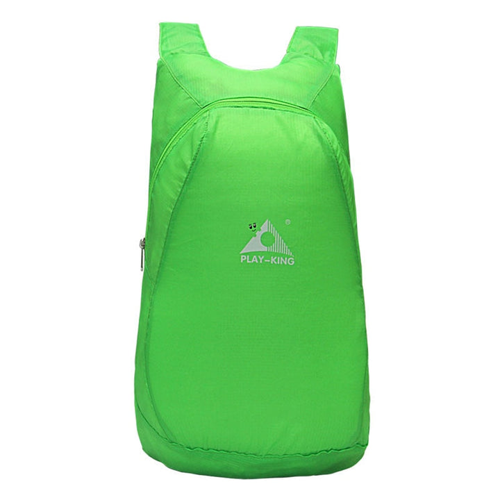 Portable 20L water-resistant daypack, ideal for hiking, camping & travel.