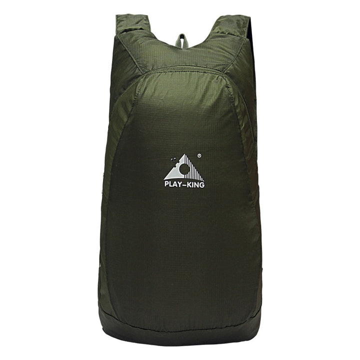 Lightweight 20L travel backpack, unisex, water-resistant & easy to pack.