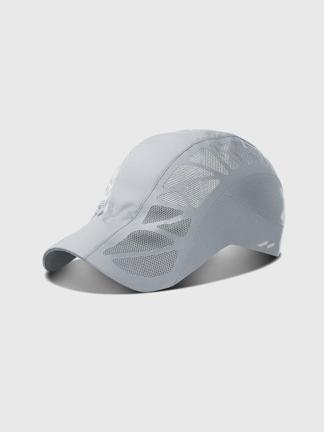 Athletic unisex cap with a breathable ventilated visor and adjustable strap. Perfect lightweight outdoor gear for sports.
