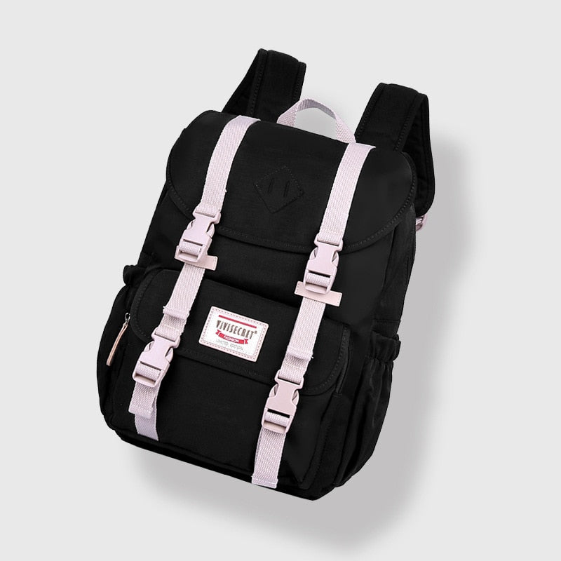 Unisex lightweight travel backpack with multiple compartments, 20-35L water-resistant