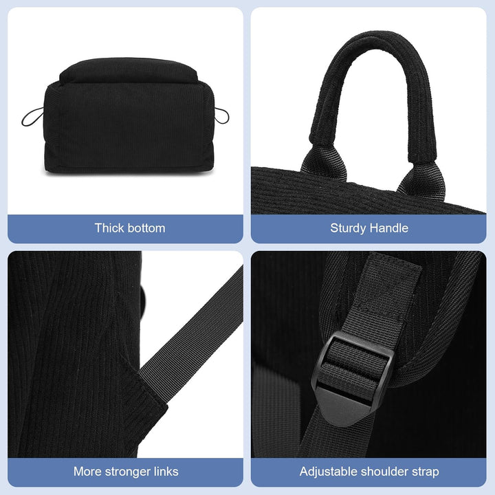 Water-resistant school laptop backpack, durable & organized for students.