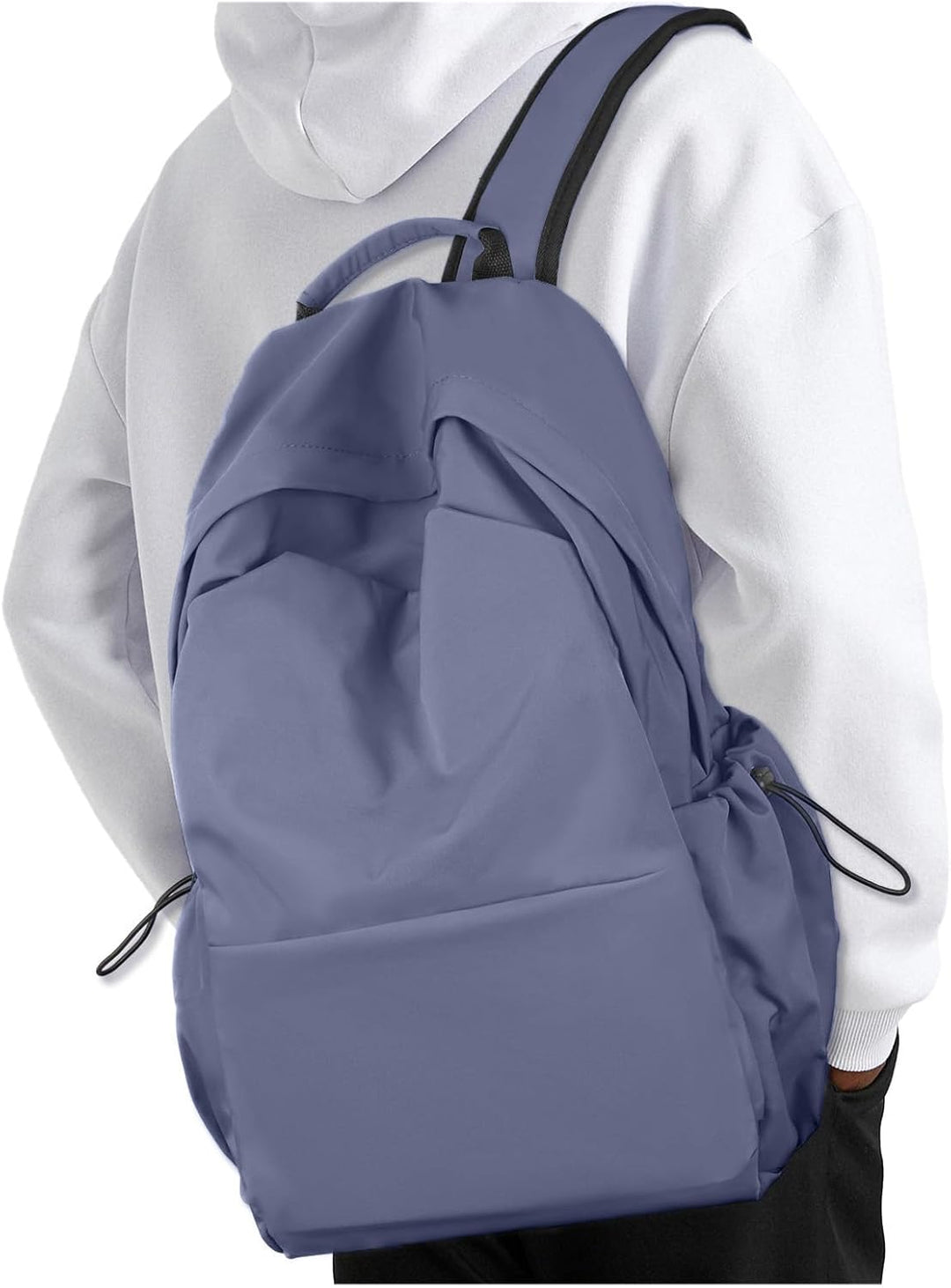 Water-resistant travel bag with dedicated laptop compartment and secure pockets.