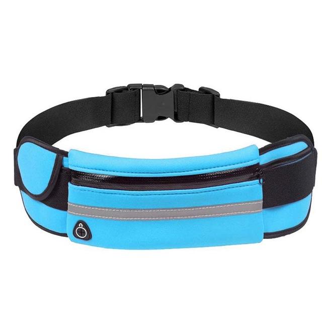Keep essentials dry & secure with this lightweight waterproof fitness waist pack. Adjustable for all activities.