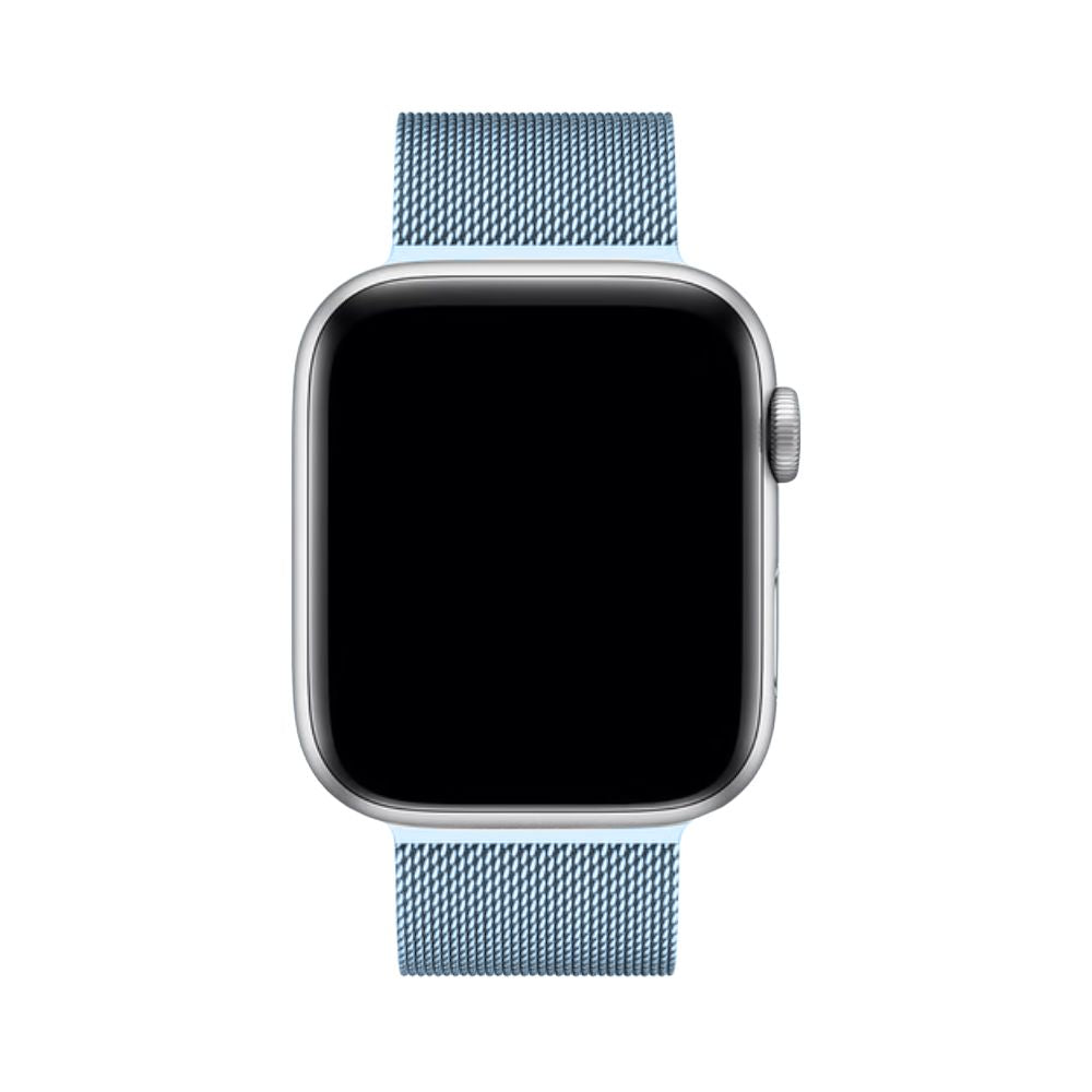 Adjustable unisex Milanese Loop metal band, stylish stainless steel, magnetic closure wristband.