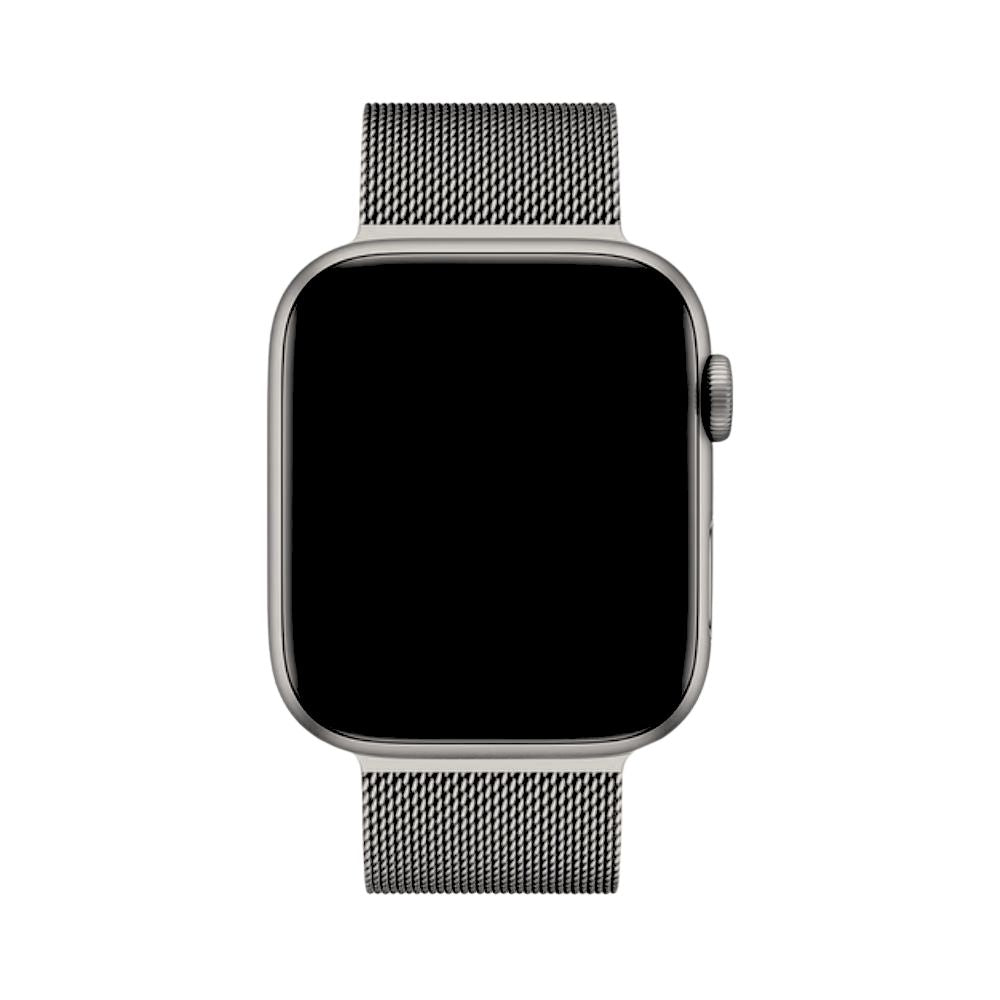 Smartwatch band: Milanese Loop, stainless steel, adjustable, comfort, unisex, magnetic closure.