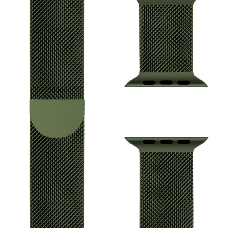 Stylish Milanese Loop smartwatch strap, unisex, adjustable, premium stainless steel for comfort.