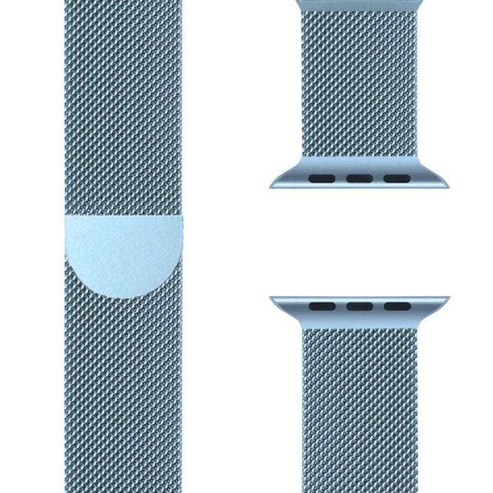 Adjustable unisex Milanese Loop wristband, stainless steel, magnetic closure, stylish watch accessory.
