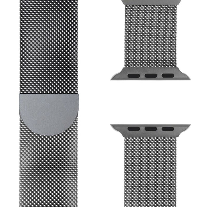 Stylish & durable Milanese Loop smartwatch band, stainless steel, magnetic closure, unisex.
