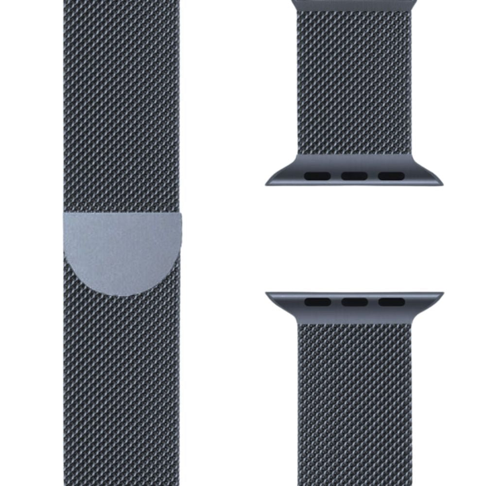 Unisex magnetic Milanese Loop wristband, durable stainless steel, adjustable, sleek accessory.