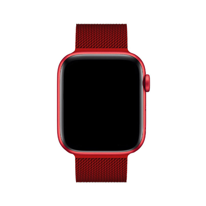 Magnetic Milanese Loop watch strap, stainless steel, stylish & adjustable, perfect smartwatch accessory.
