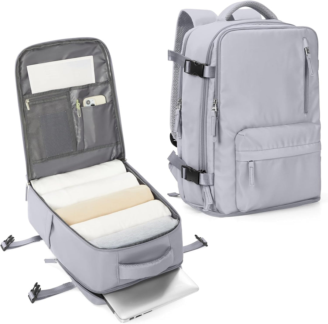 Black multi-compartment laptop carry bag with adjustable shoulder strap.