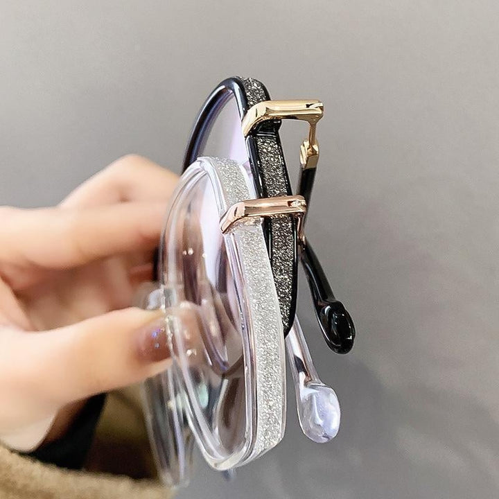 Scratch-resistant unisex multifocal anti-blue light reading glasses, a durable and effective vision aid.