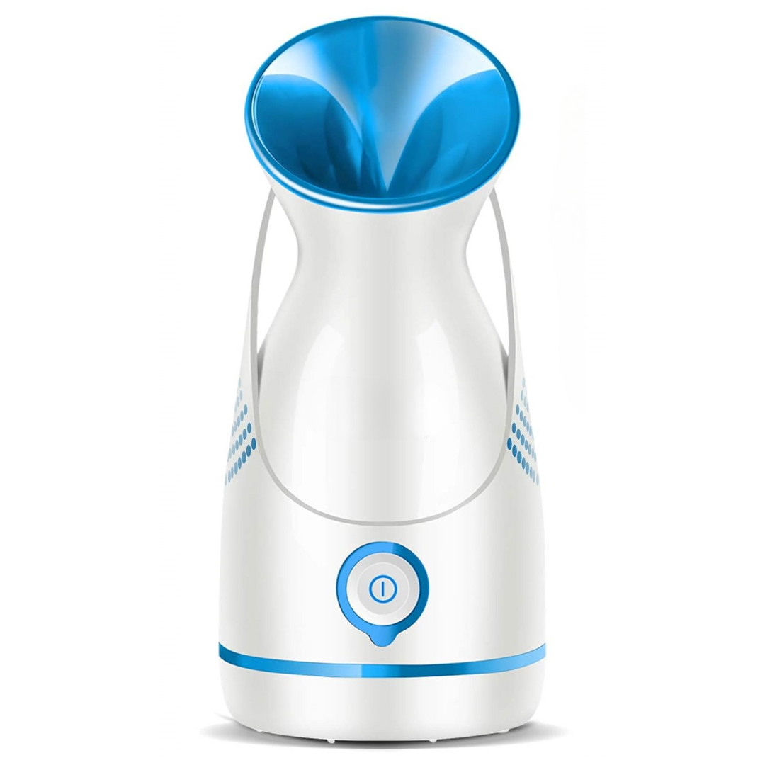 At-home spa beauty device: Nano Ionic Facial Steamer for deep cleansing and radiant skin.