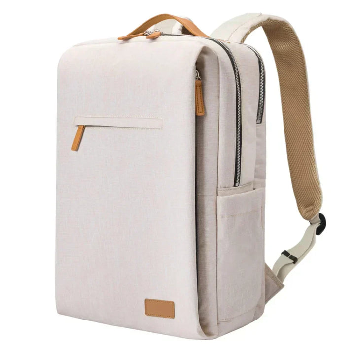 Versatile Nova travel backpack, suitable for men & women, with secure laptop sleeve & convenient USB charging access.