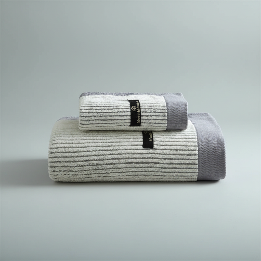 Daily use organic cotton bath towel, premium EcoTowel for a sustainable and soft experience