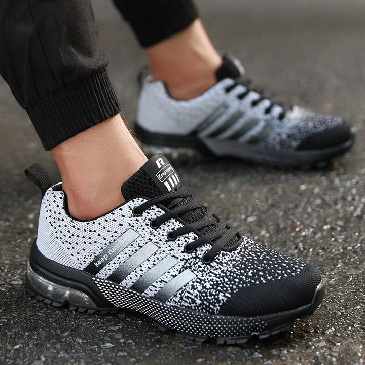 Orthopedic comfort sneakers, unisex design, with responsive air cushioning for pain-free walking.