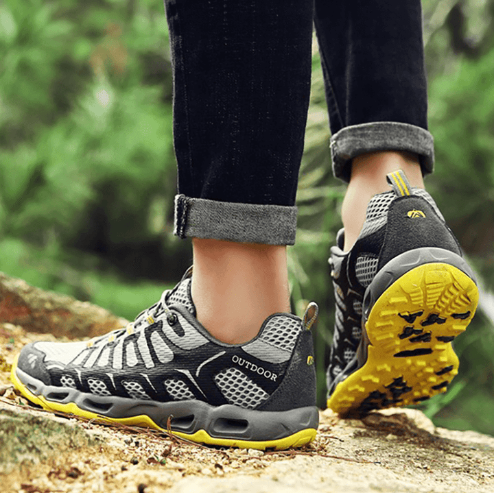 Finn unisex orthopedic walking shoes, providing supportive comfort for active trails.