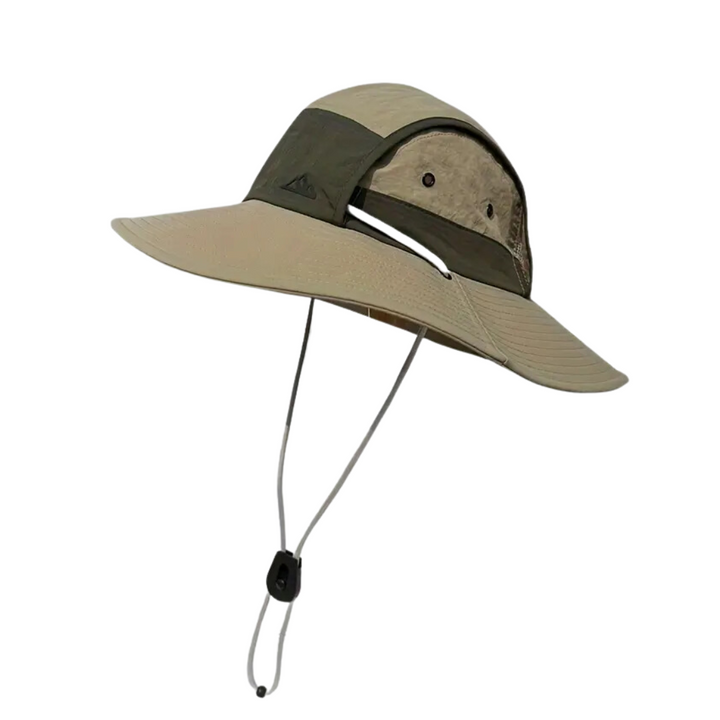 Adjustable unisex sun hat for hiking & camping. Offers UPF 50+ UV protection for ultimate summer comfort.