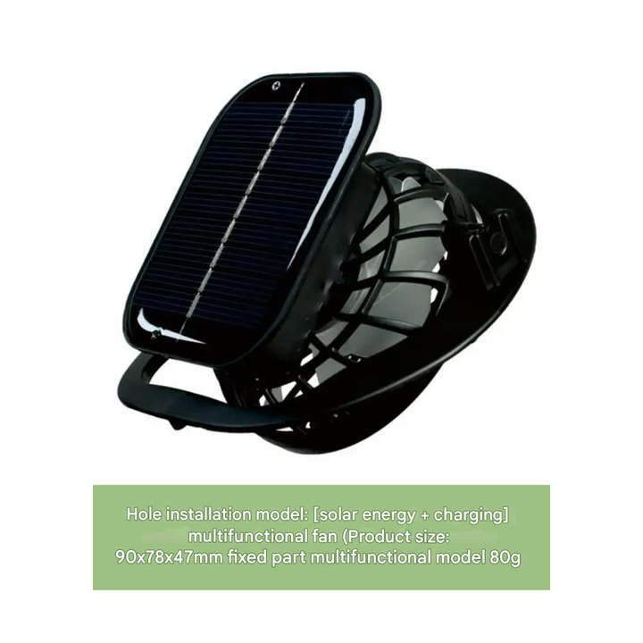 Unisex sun protection hat with a quiet solar fan, great for garden wear and prolonged sun exposure