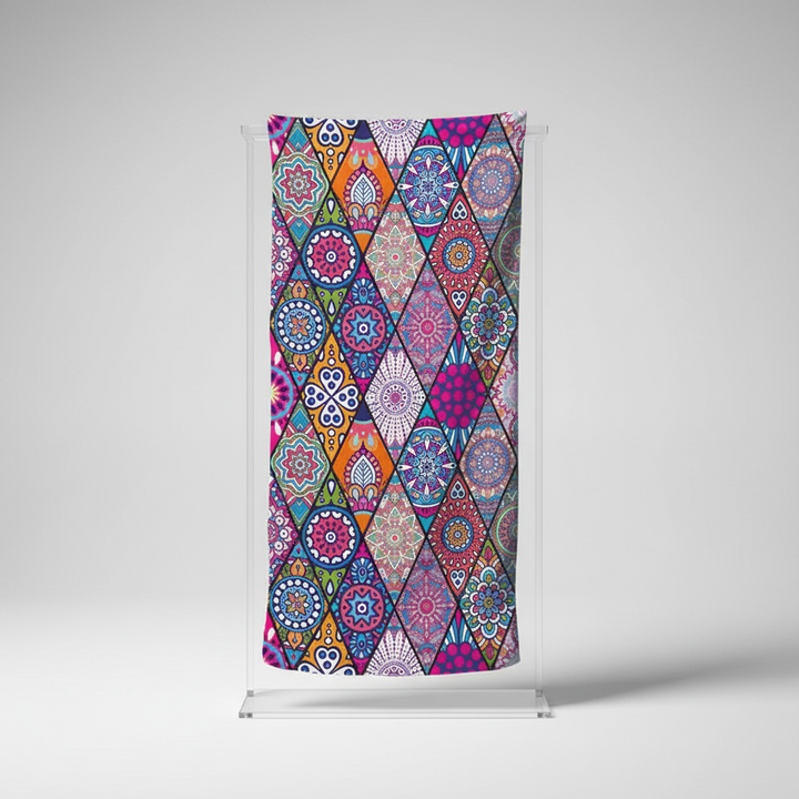 Travel-friendly oversized microfiber towel, quick dry and lightweight for any adventure