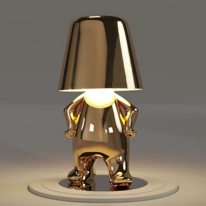 Compact Playful Dimmable Table Lamp, rechargeable LED light, perfect for small spaces