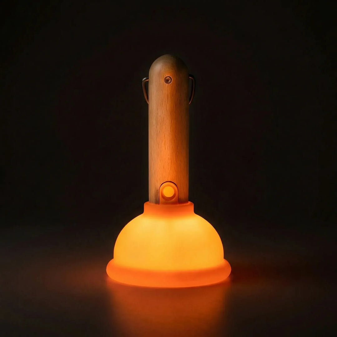 Plunger Style LED mood lamp, color changing night light, energy efficient home decor