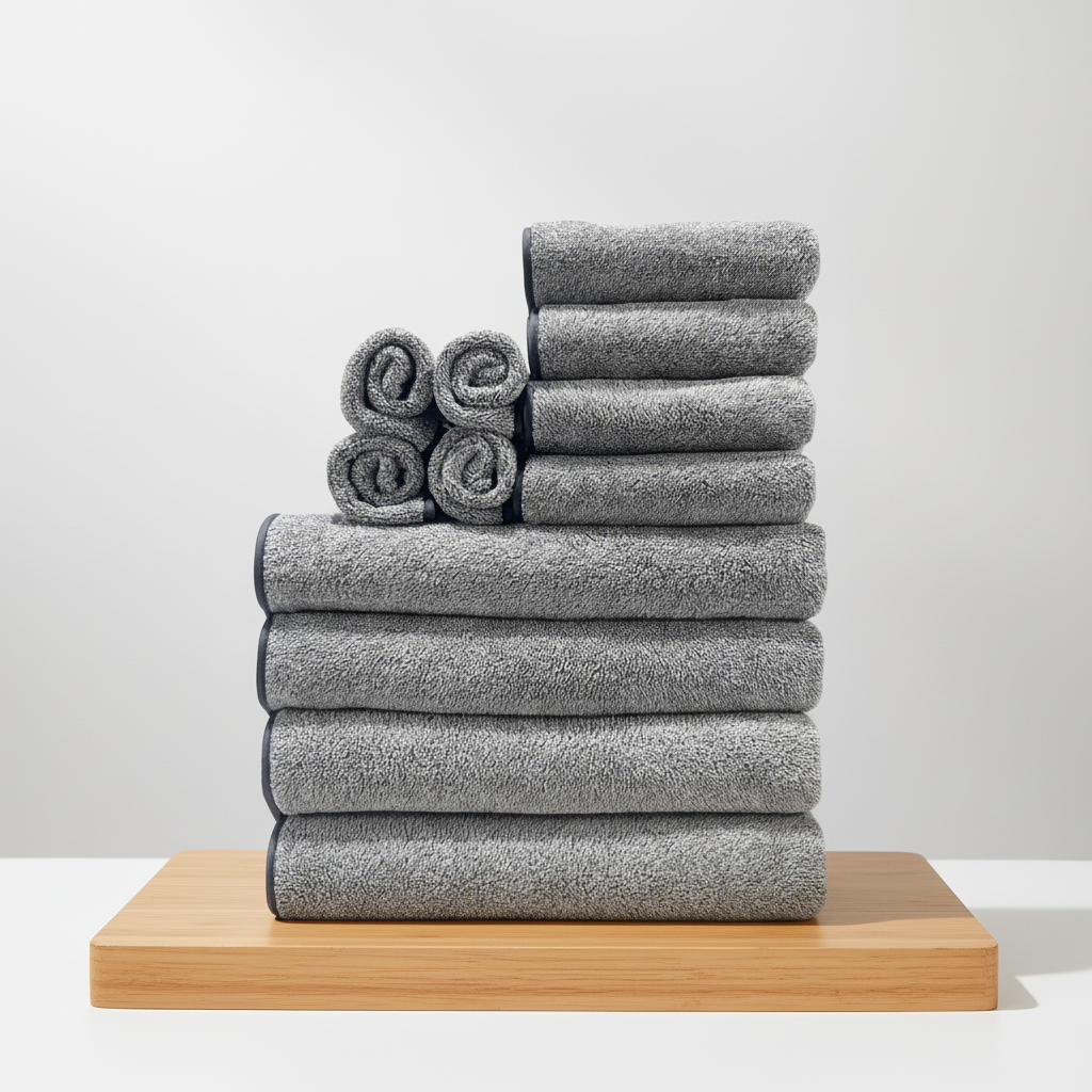 Unisex plush spa towels, coral fleece material, super absorbent and fast drying, comfortable home textiles