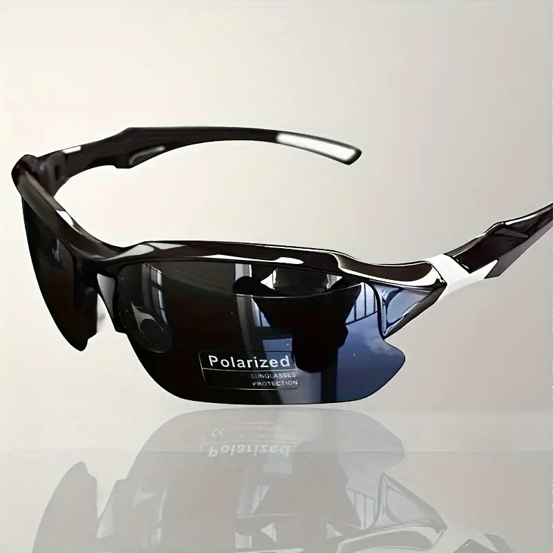 Unisex polarized sports sunglasses for cycling, running & triathlon with UV protection.
