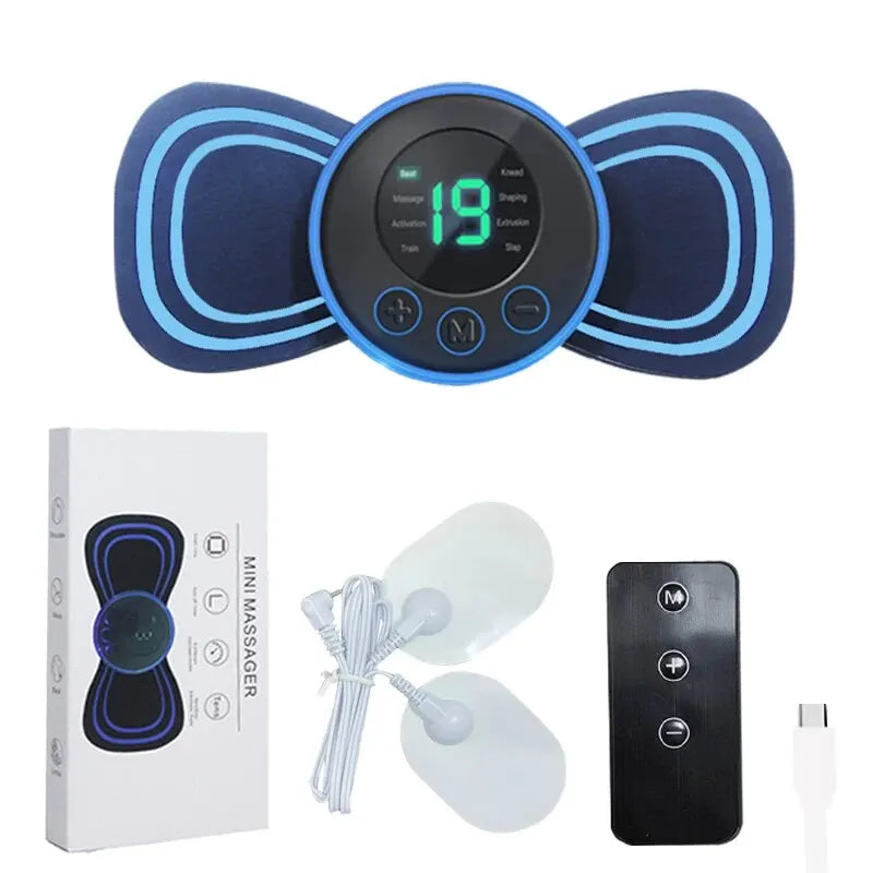 Advanced mini neck massager, portable and electric for on-the-go stress relief.