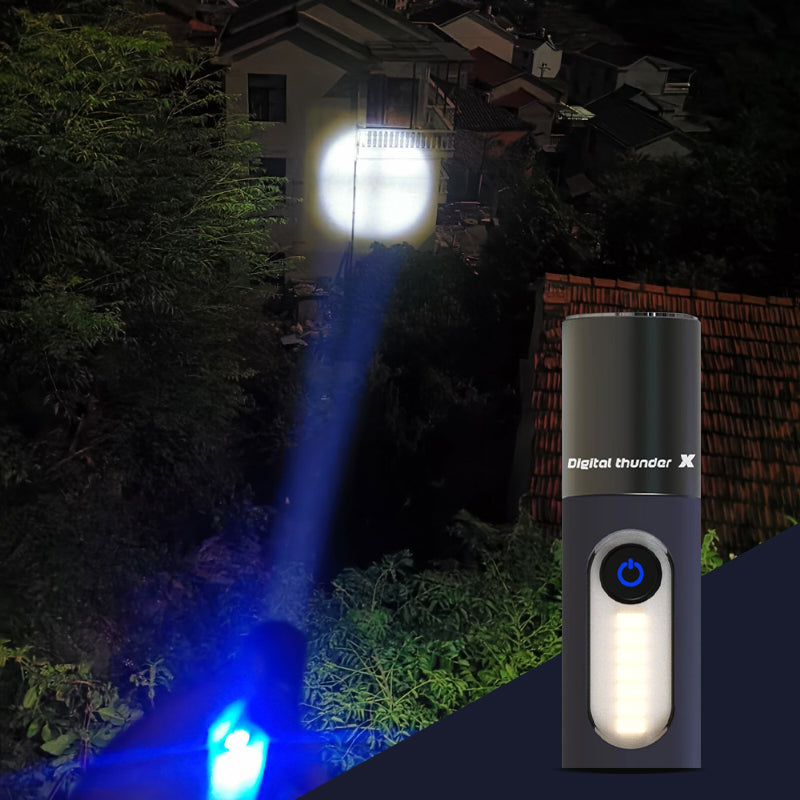 Durable LED emergency flashlight, a reliable power outage essential.