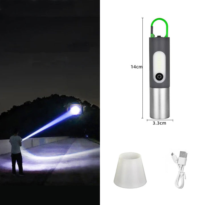 High-performance LED flashlight for tactical, outdoor, and emergency lighting needs.