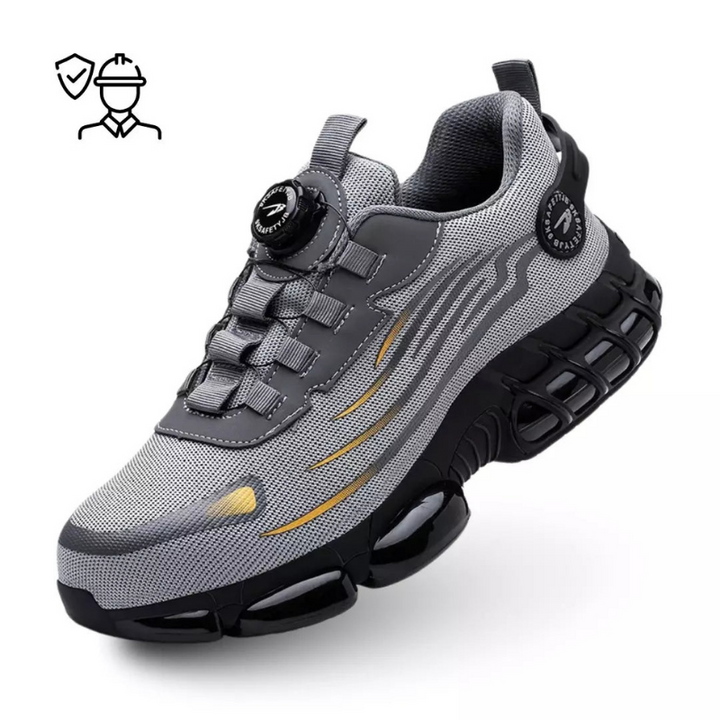 ProGuard unisex steel toe work shoes. Superior protection, comfort, and non-slip sole for demanding jobs.