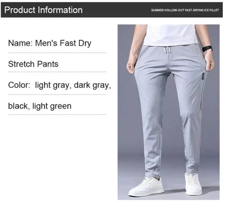 Durable quick-dry stretch trousers, unisex design for long-lasting active performance.