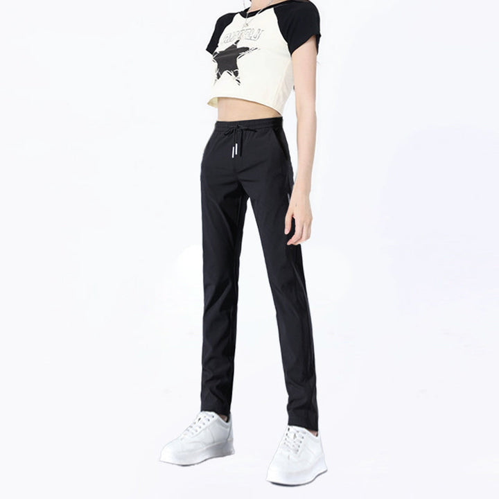 Stylish quick-dry travel pants, unisex design for comfort during adventures.