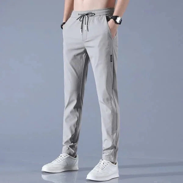 Versatile unisex stretch trousers, quick-drying for gym, travel, or daily wear.